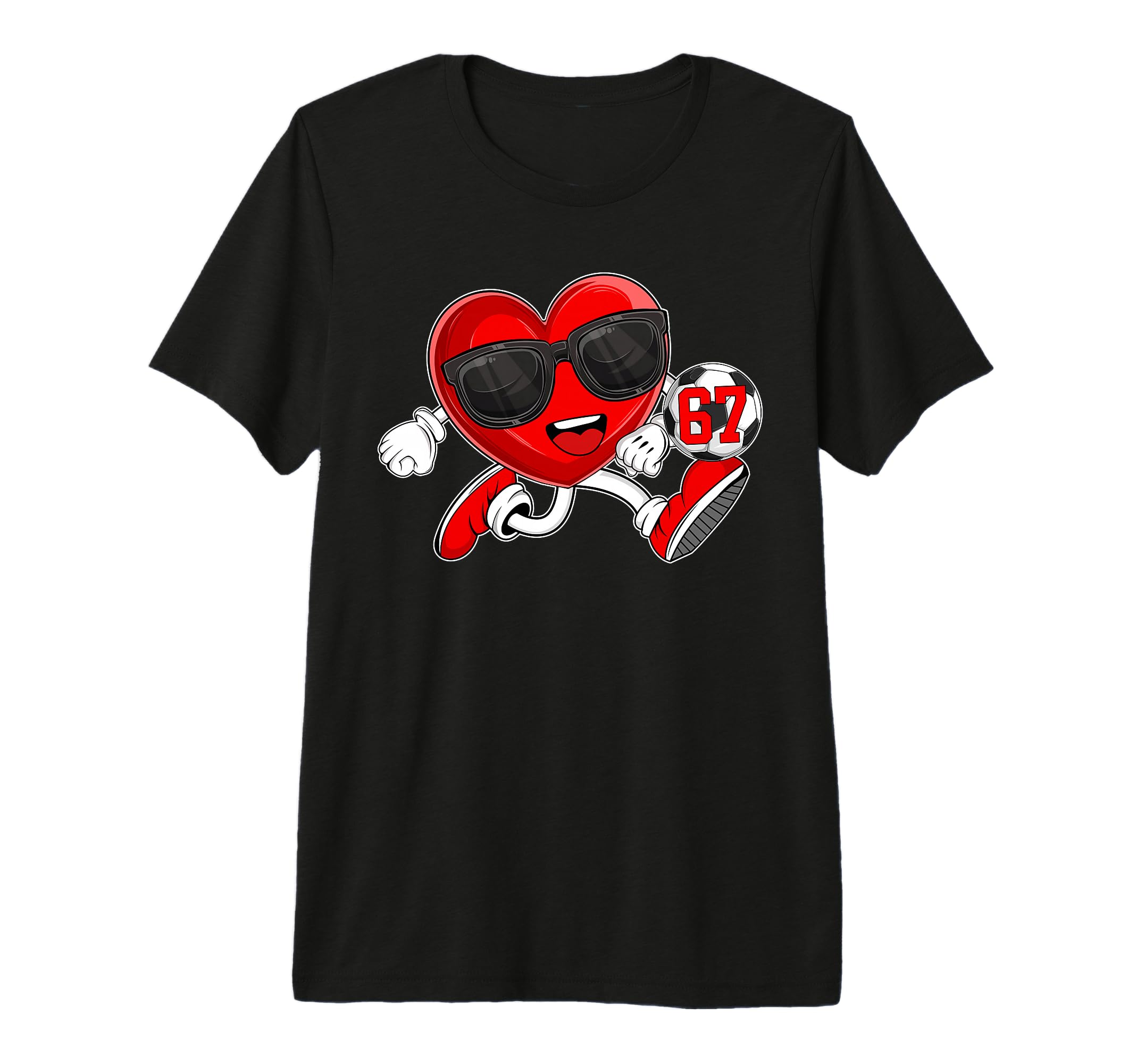 Valentines Day Six Seven Soccer 6 7 T-Shirt - Graphic Print for Adults - T-Shirt, Sweatshirt, Hoodie