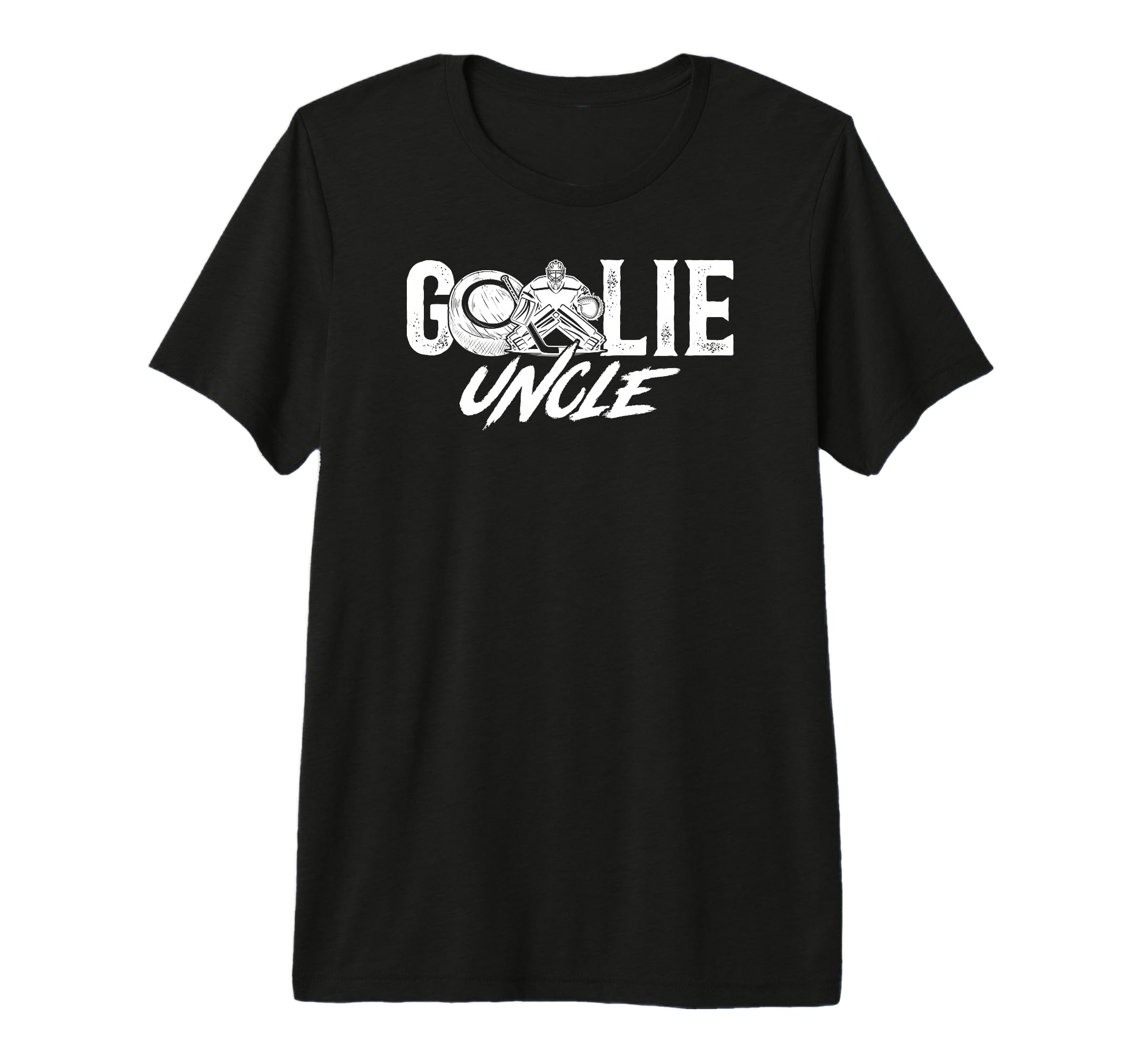 Mens Ice Hockey Goalie Uncle Hockey Keeper T-Shirt - Graphic Print Unisex - T-Shirt, Sweatshirt, Hoodie