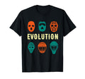 Ice Hockey Player Goalie Mask Evolution T-Shirt - Minimalist Print Unisex - T-Shirt, Sweatshirt, Hoodie