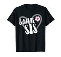 Soccer Goalie Sis Sister Heart T-Shirt - Minimalist Print Men Women - T-Shirt, Sweatshirt, Hoodie