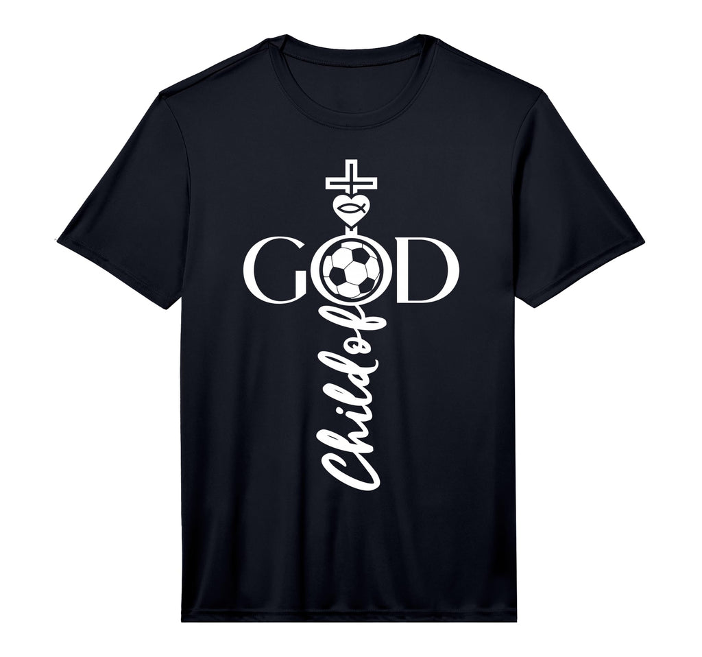 Religious Jesus Soccer Child God Soccer T-Shirt - Trendy Graphic Unisex - T-Shirt, Sweatshirt, Hoodie