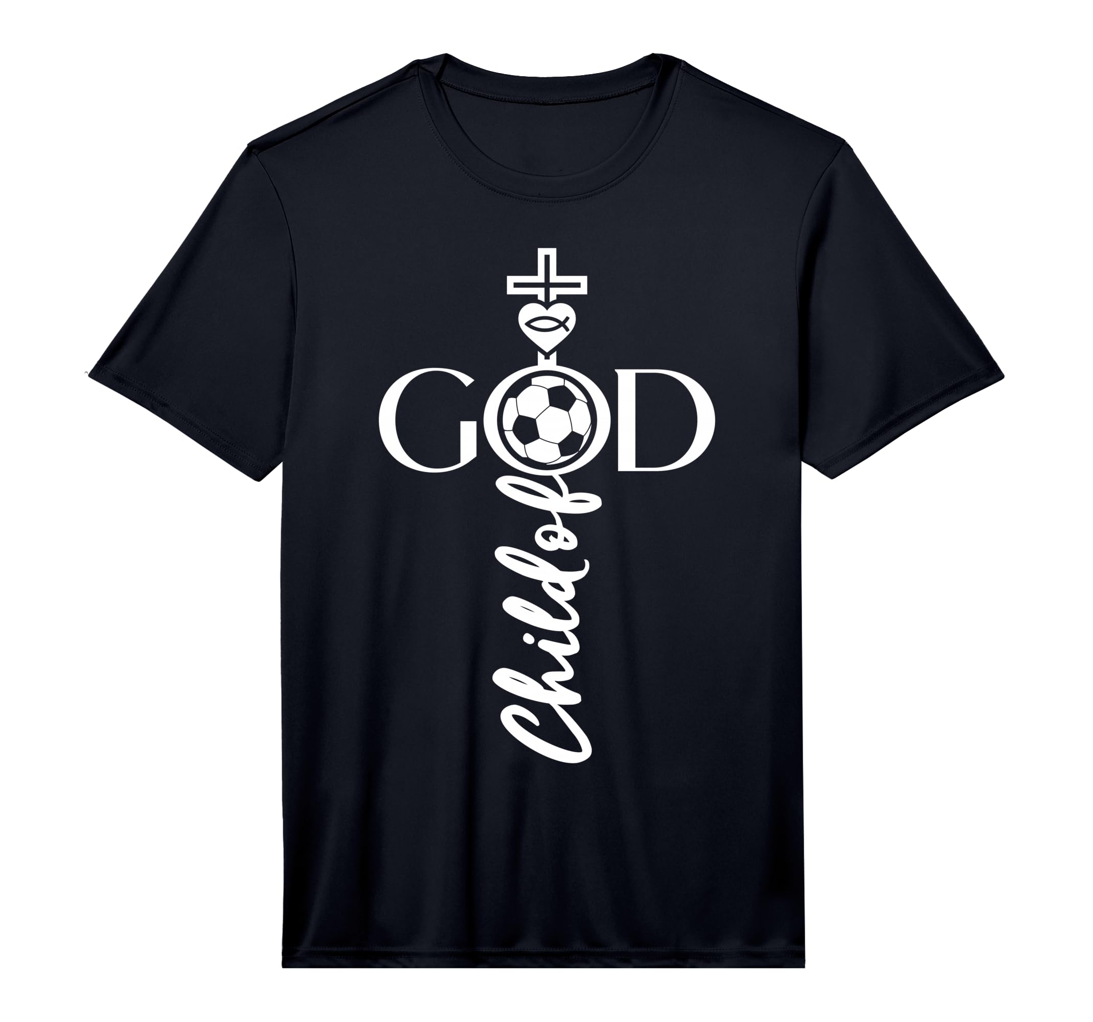Religious Jesus Soccer Child God Soccer T-Shirt - Trendy Graphic Unisex - T-Shirt, Sweatshirt, Hoodie