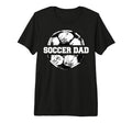 Mens Soccer Dad Soccer Ball Split T-Shirt - Custom Art Print for Adults - T-Shirt, Sweatshirt, Hoodie