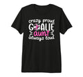 Crazy Proud Soccer Goalie Aunt T-Shirt - Casual Everyday Wear Unisex - T-Shirt, Sweatshirt, Hoodie