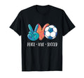 Soccer Lovers Peace Love Soccer Tie Dye T-Shirt - Unique Graphic Men Women - T-Shirt, Sweatshirt, Hoodie