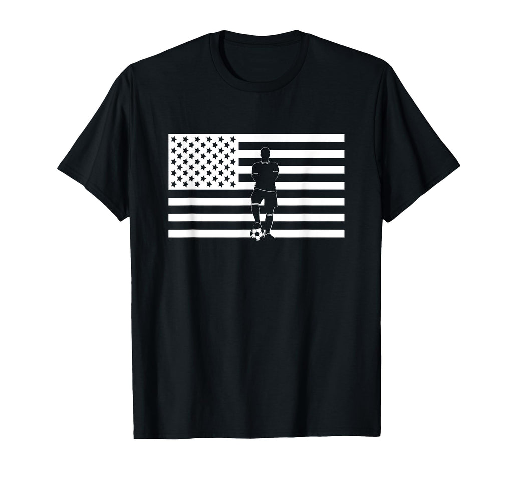 American Flag Soccer Soccer T-Shirt - Trendy Graphic Men Women - T-Shirt, Sweatshirt, Hoodie