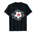 Floral Tunisia Soccer Fans Jersey T-Shirt - Minimalist Print for Adults - T-Shirt, Sweatshirt, Hoodie