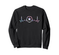 Soccer Heartbeat Soccer Player Sweatshirt - Fun Novelty Design for Adults - T-Shirt, Sweatshirt, Hoodie