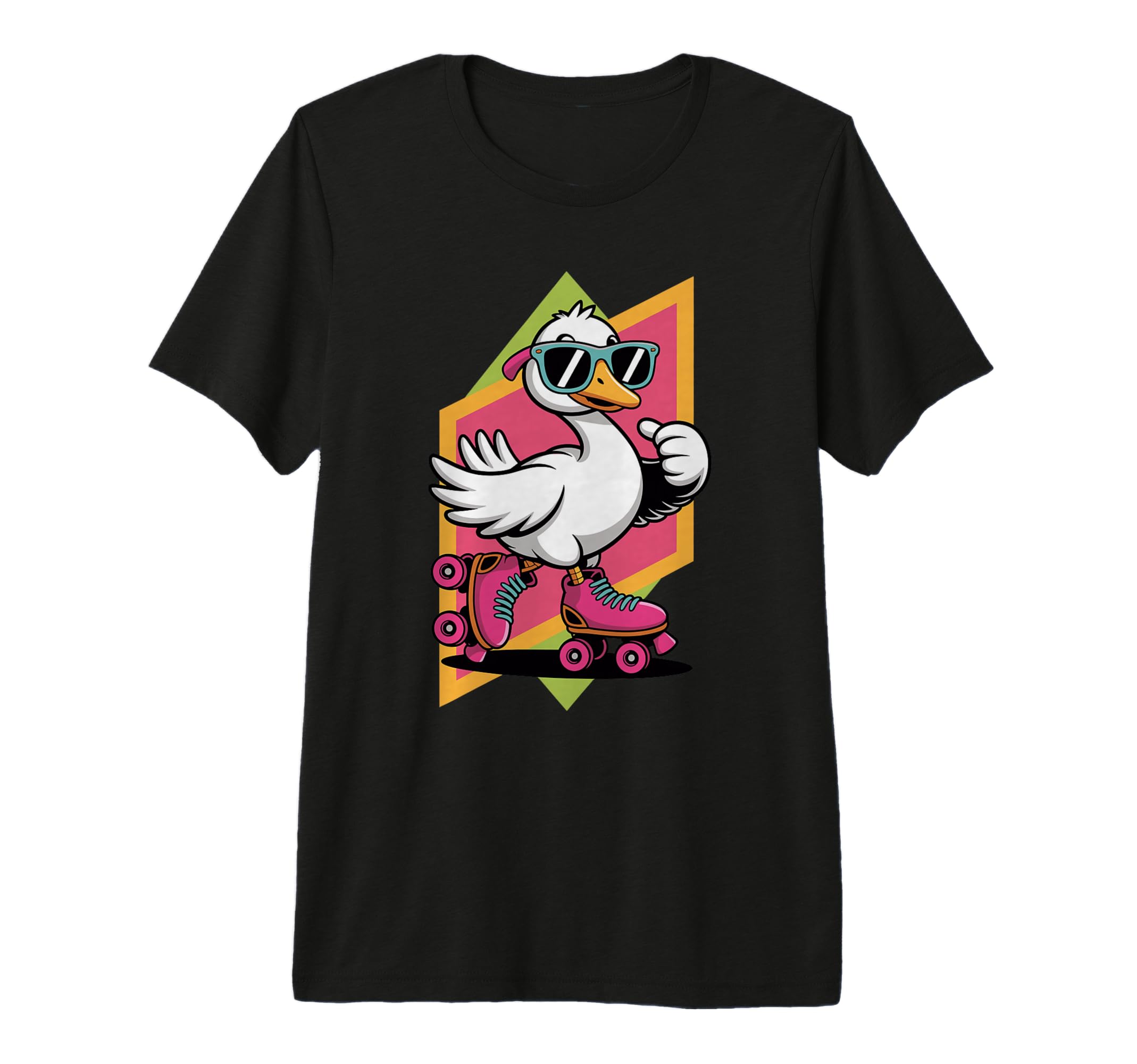 Silly Goose Roller Skates Skating Funny T-Shirt - Trendy Graphic Unisex - T-Shirt, Sweatshirt, Hoodie