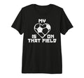 My Heart Is That Field Soccer Sport T-Shirt - Trendy Graphic Men Women - T-Shirt, Sweatshirt, Hoodie