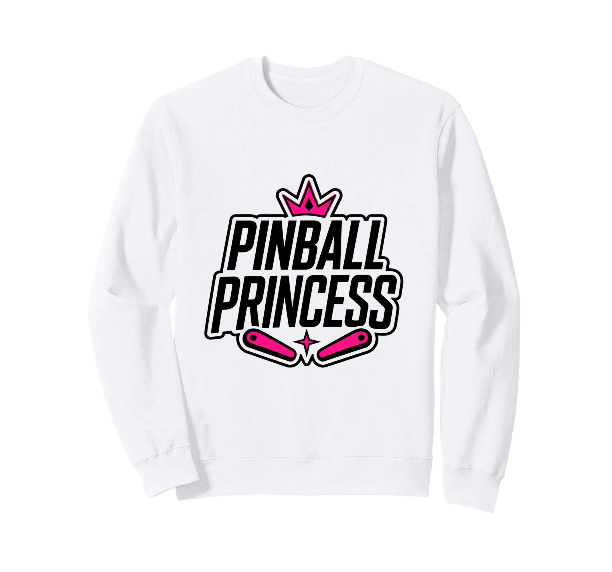 Pinball Princess Machines Funny Sweatshirt - Unique Graphic Men Women - T-Shirt, Sweatshirt, Hoodie