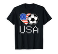 Usa Soccer American Flag Love Country T-Shirt - Custom Art Print Unisex - T-Shirt, Sweatshirt, Hoodie