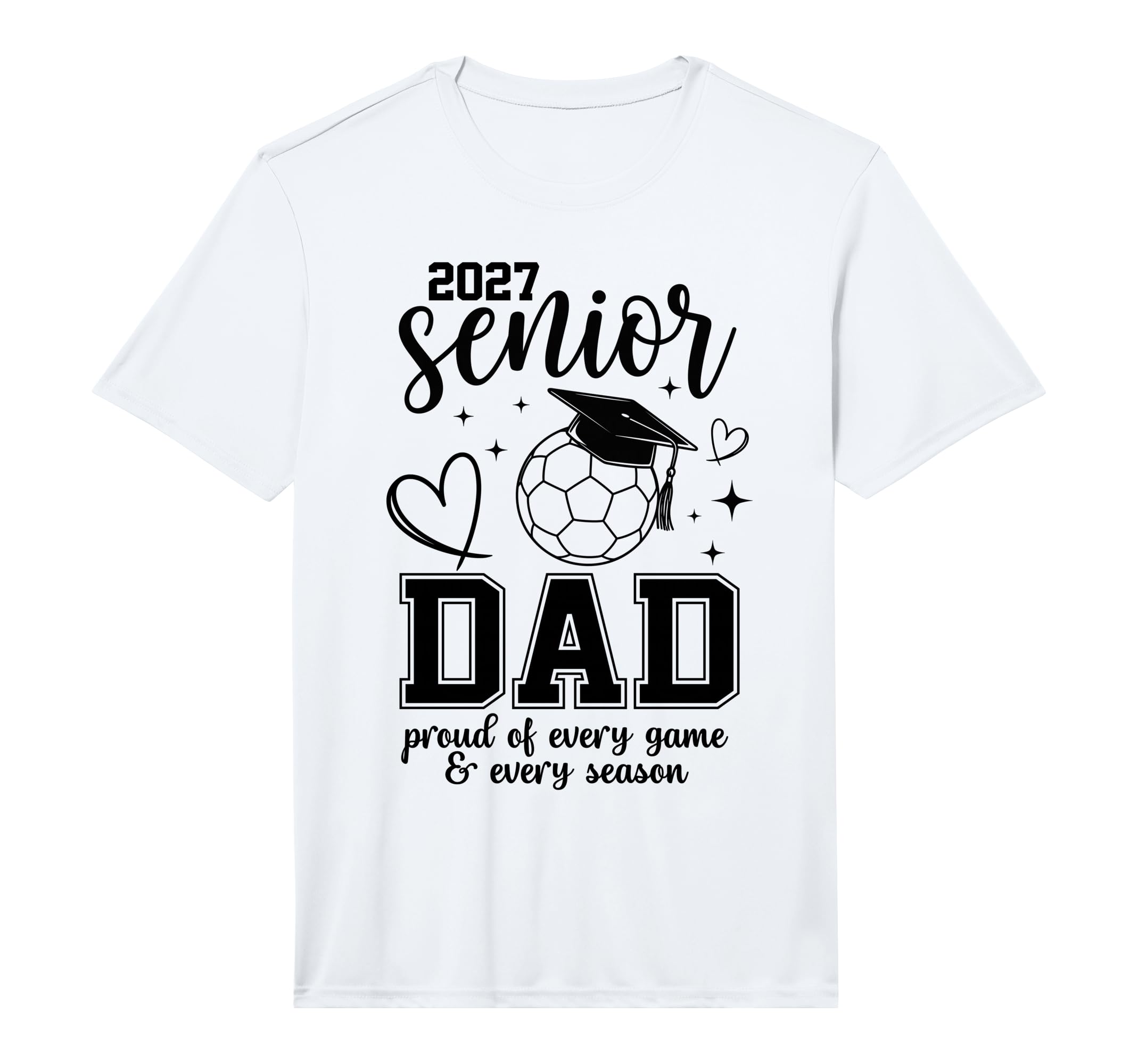 2027 Senior Soccer Dad Proud Family T-Shirt - Aesthetic Graphic Unisex - T-Shirt, Sweatshirt, Hoodie