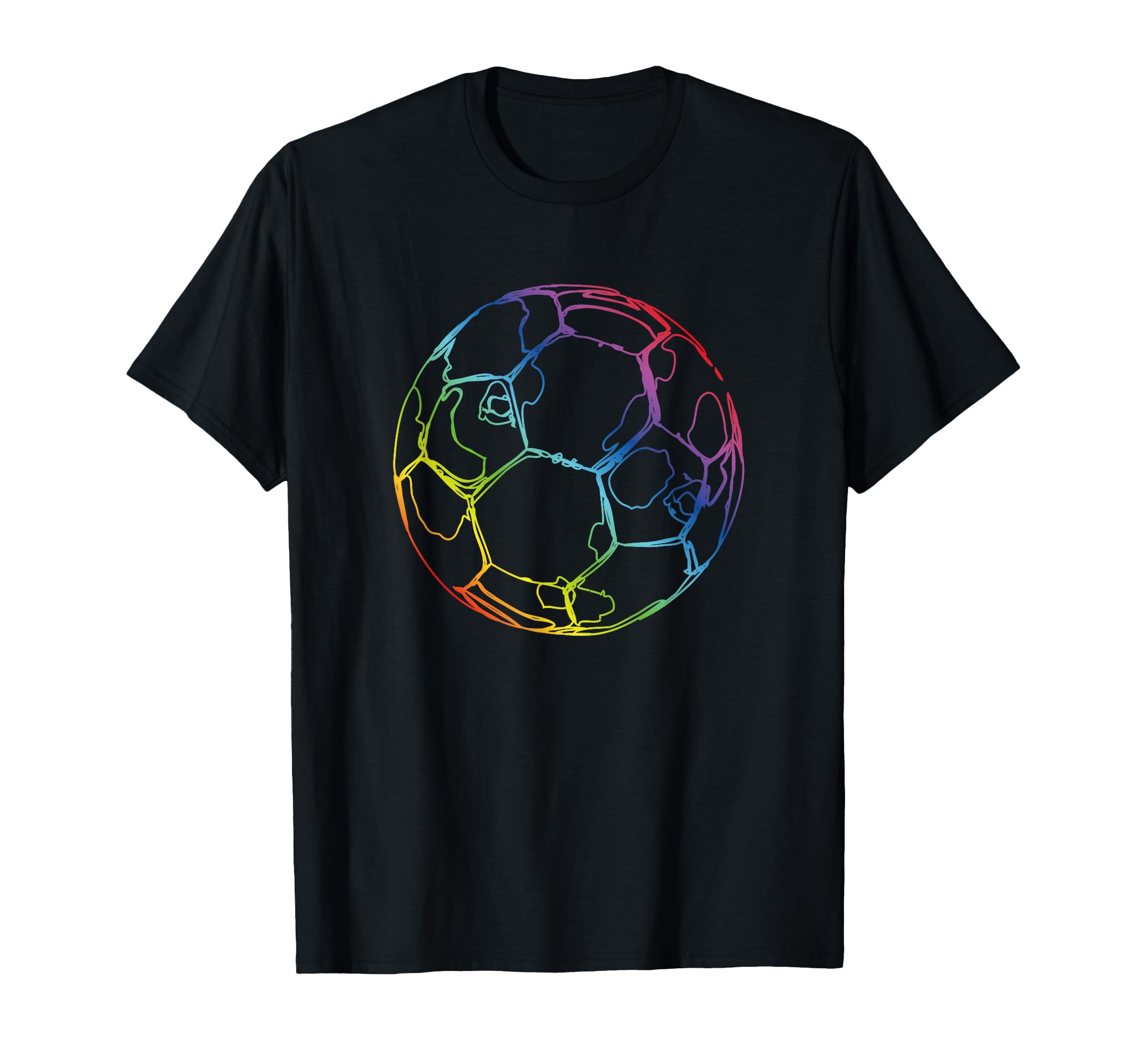 Soccer Ball Drawing Soccer Fans T-Shirt - Unique Graphic Men Women - T-Shirt, Sweatshirt, Hoodie