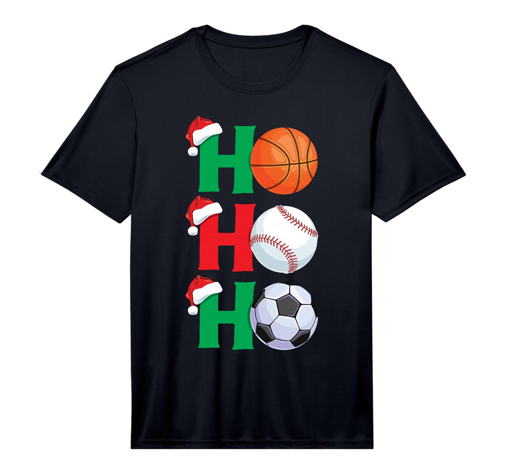 Ho Ho Ho Sports Basketball T-Shirt - Casual Everyday Wear Men Women - T-Shirt, Sweatshirt, Hoodie