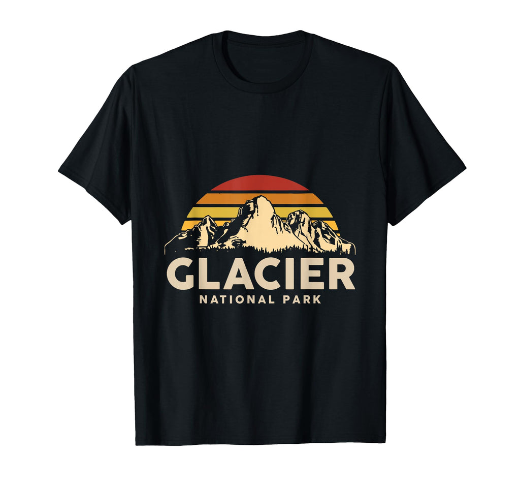 Glacier National Park Souvenir Montana T-Shirt - Minimalist Print Unisex - T-Shirt, Sweatshirt, Hoodie