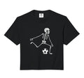 Skeleton Soccer Funny Halloween T-Shirt - Minimalist Print for Adults - T-Shirt, Sweatshirt, Hoodie