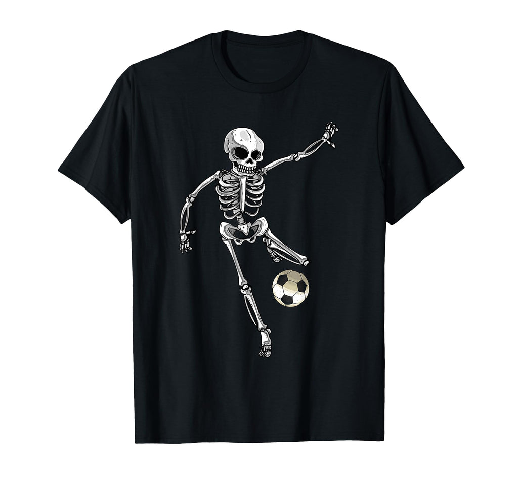 Skeleton Goalie Halloween Funny T-Shirt - Novelty Apparel for Adults - T-Shirt, Sweatshirt, Hoodie