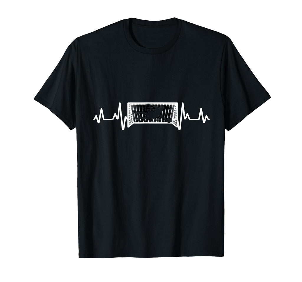 Heartbeat Goalkeeper Football Goalkeeper T-Shirt - Graphic Print for Adults - T-Shirt, Sweatshirt, Hoodie