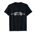 Heartbeat Goalkeeper Football Goalkeeper T-Shirt - Graphic Print for Adults - T-Shirt, Sweatshirt, Hoodie