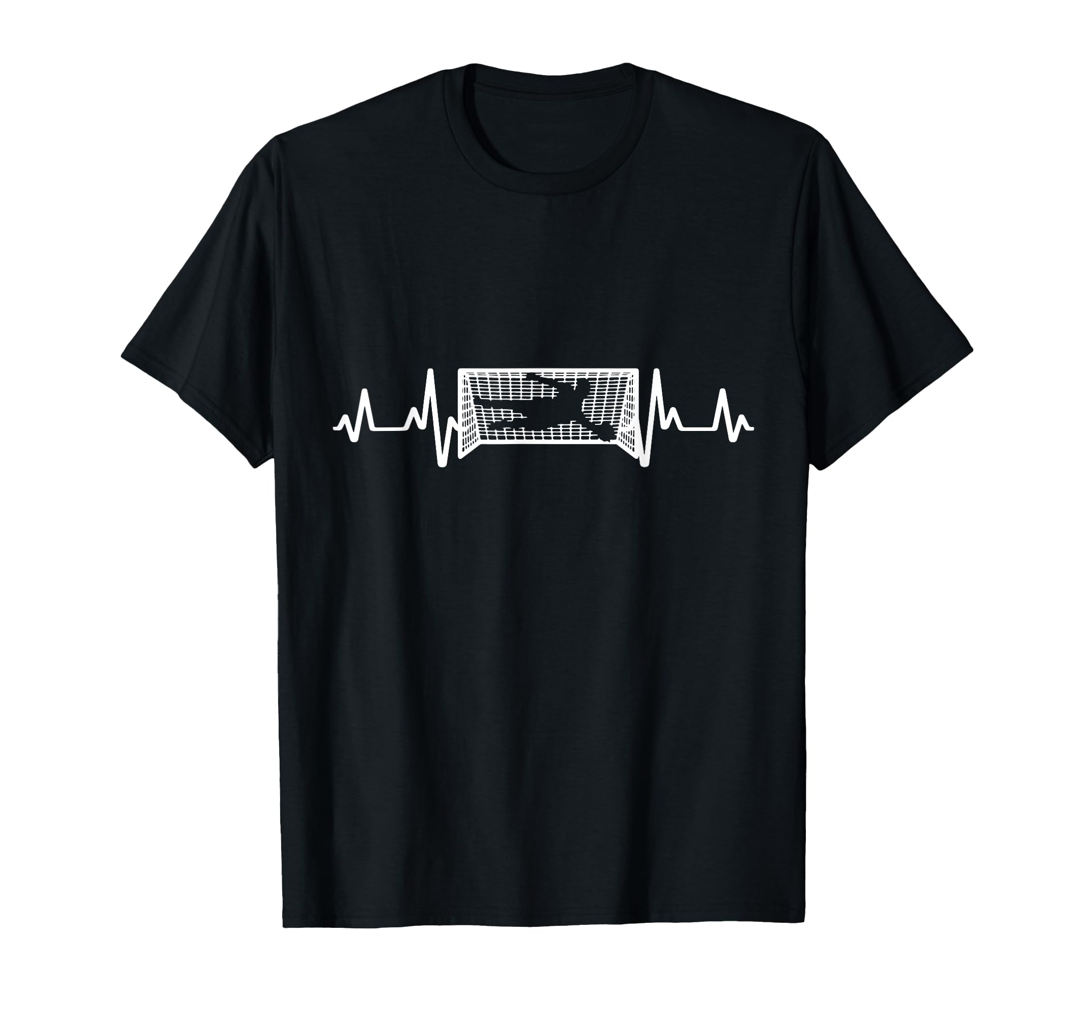 Heartbeat Goalkeeper Football Goalkeeper T-Shirt - Graphic Print for Adults - T-Shirt, Sweatshirt, Hoodie
