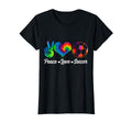 Soccer Tie Dye Peace Love Soccer Player T-Shirt - Trendy Graphic Unisex - T-Shirt, Sweatshirt, Hoodie