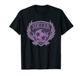 Purple Soccer Emblem Lifes About Goals T-Shirt - Trendy Graphic for Adults - T-Shirt, Sweatshirt, Hoodie