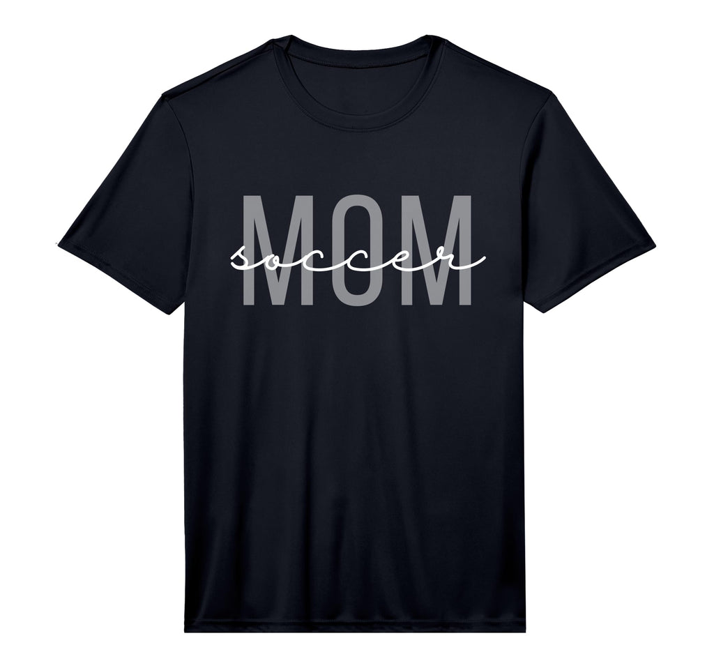 Mens Soccer Mom Soccer Mama Performance T-Shirt - Minimalist Print Unisex - T-Shirt, Sweatshirt, Hoodie