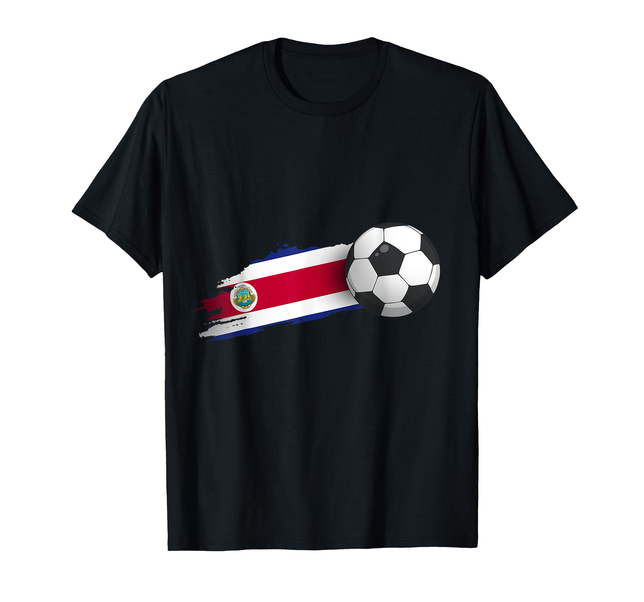Costa Rica Soccer Ball T-Shirt - Fun Novelty Design for Adults - T-Shirt, Sweatshirt, Hoodie