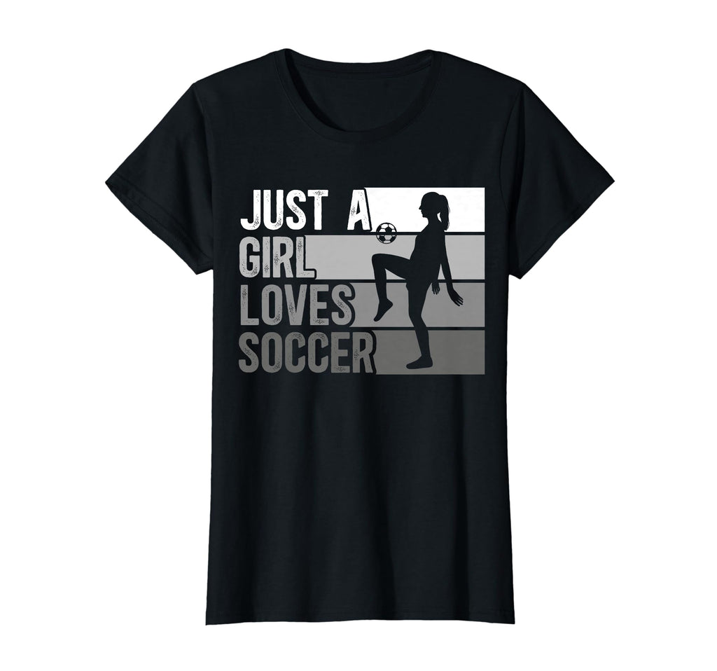 Sport Funny Just Who Loves Soccer T-Shirt - Custom Art Print Unisex - T-Shirt, Sweatshirt, Hoodie