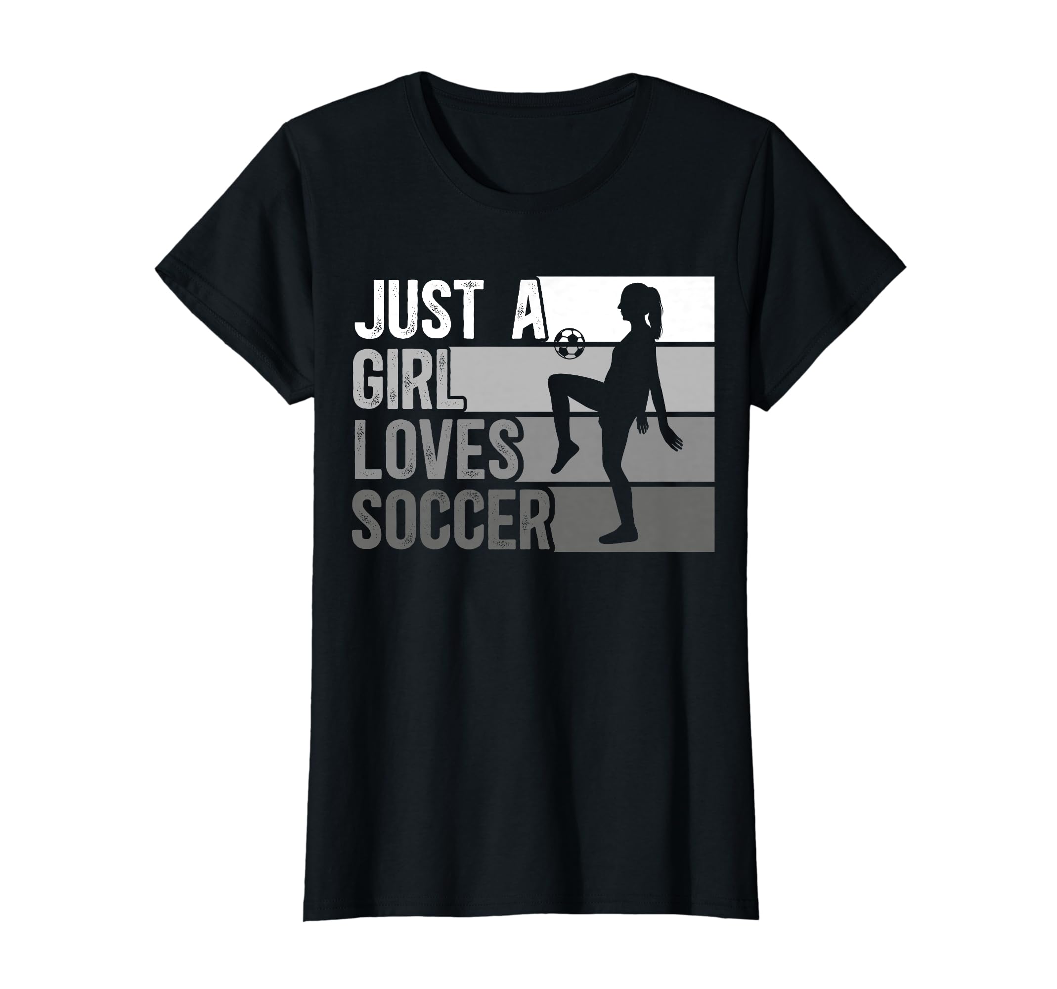 Sport Funny Just Who Loves Soccer T-Shirt - Custom Art Print Unisex - T-Shirt, Sweatshirt, Hoodie