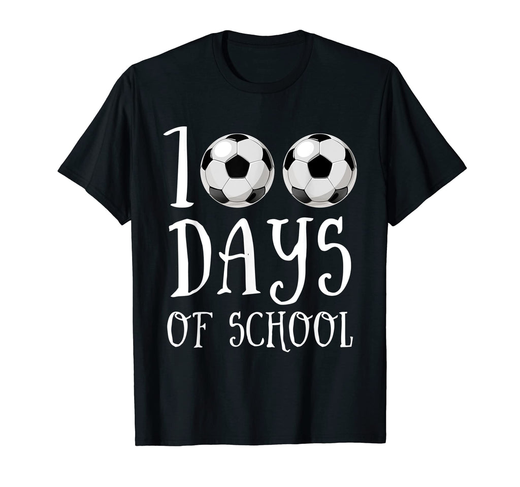 100 Days School Soccer Ball Happy 100Th T-Shirt - Graphic Print Men Women - T-Shirt, Sweatshirt, Hoodie