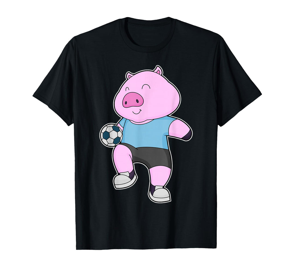 Pig Soccer Player Soccer Sports T-Shirt - Casual Everyday Wear for Adults - T-Shirt, Sweatshirt, Hoodie
