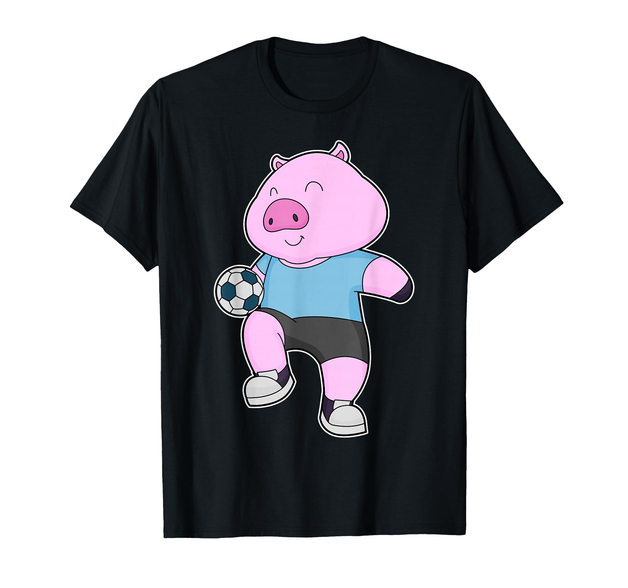 Pig Soccer Player Soccer Sports T-Shirt - Casual Everyday Wear for Adults - T-Shirt, Sweatshirt, Hoodie