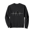 Soccer Football Lover Heartbeat Sweatshirt - Trendy Graphic Men Women - T-Shirt, Sweatshirt, Hoodie