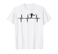 Soccer Heartbeat Soccer Player T-Shirt - Fun Novelty Design Men Women - T-Shirt, Sweatshirt, Hoodie