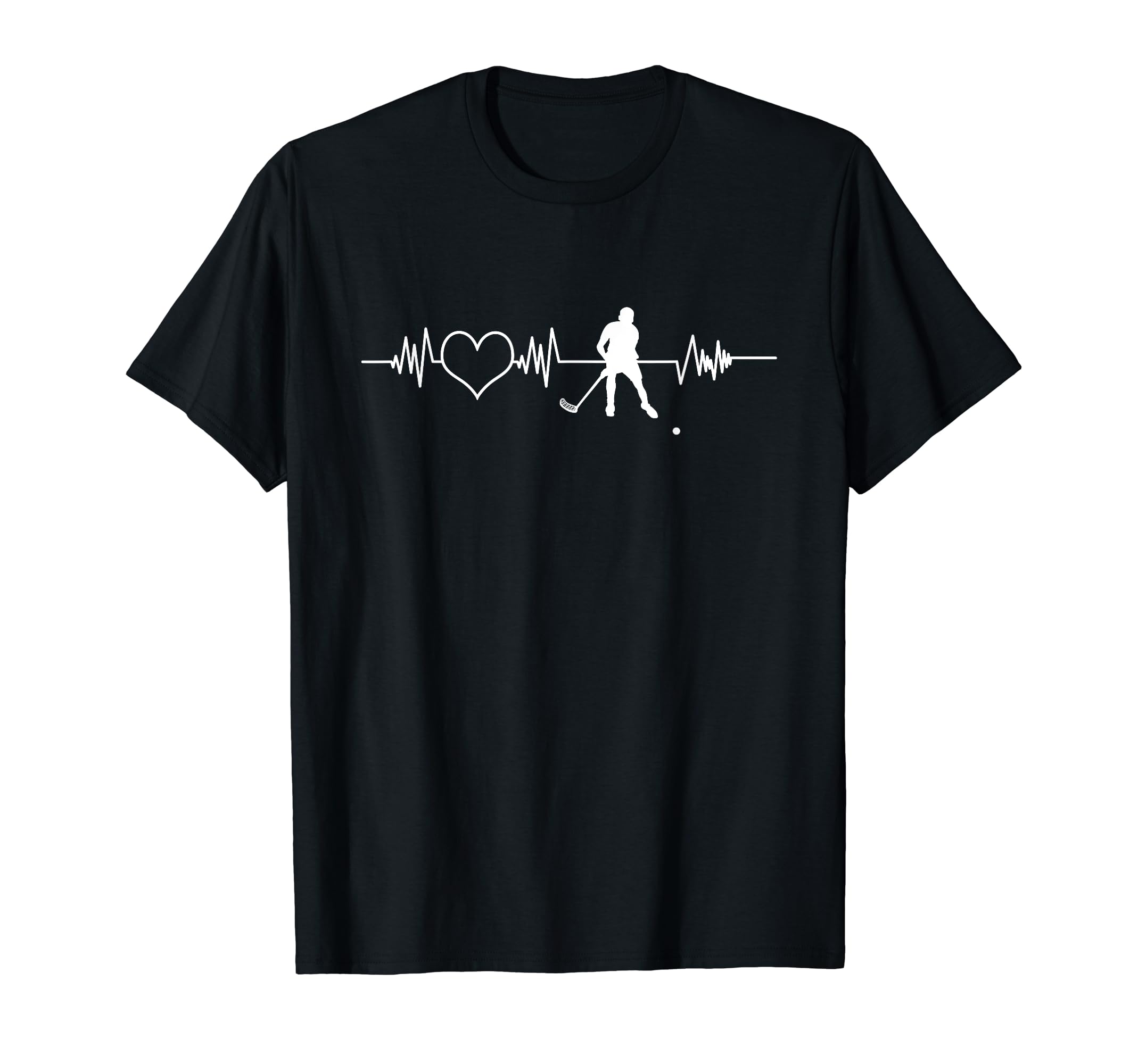 Field Hockey Player Heartbeat T-Shirt - Unique Graphic Men Women - T-Shirt, Sweatshirt, Hoodie