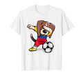 Dabbing Beagle Dog Colombia Football T-Shirt - Graphic Print Unisex - T-Shirt, Sweatshirt, Hoodie