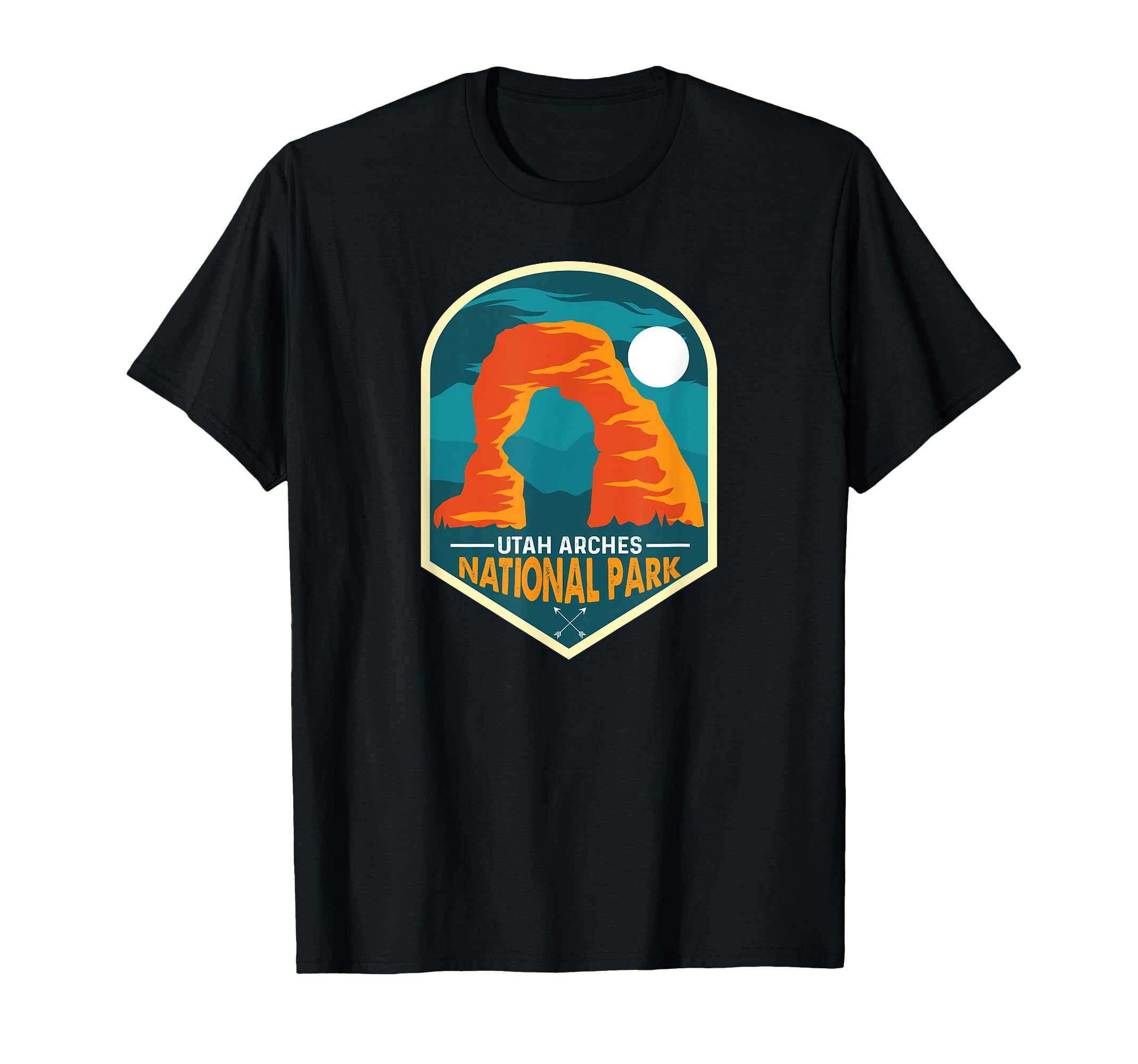 Utah Arches National Park Eighties T-Shirt - Graphic Print Unisex - T-Shirt, Sweatshirt, Hoodie
