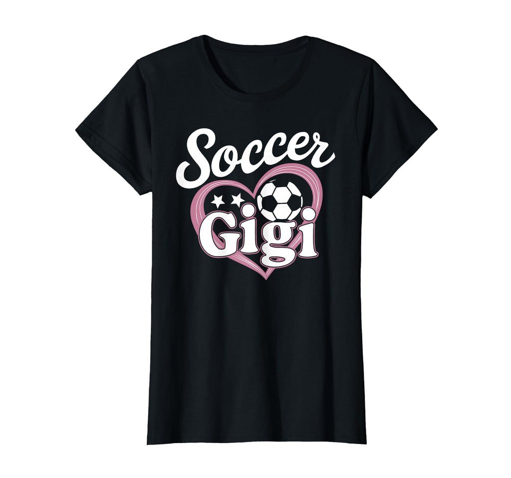 Soccer Gigi Grandma Heart Football T-Shirt - Unique Graphic Men Women - T-Shirt, Sweatshirt, Hoodie