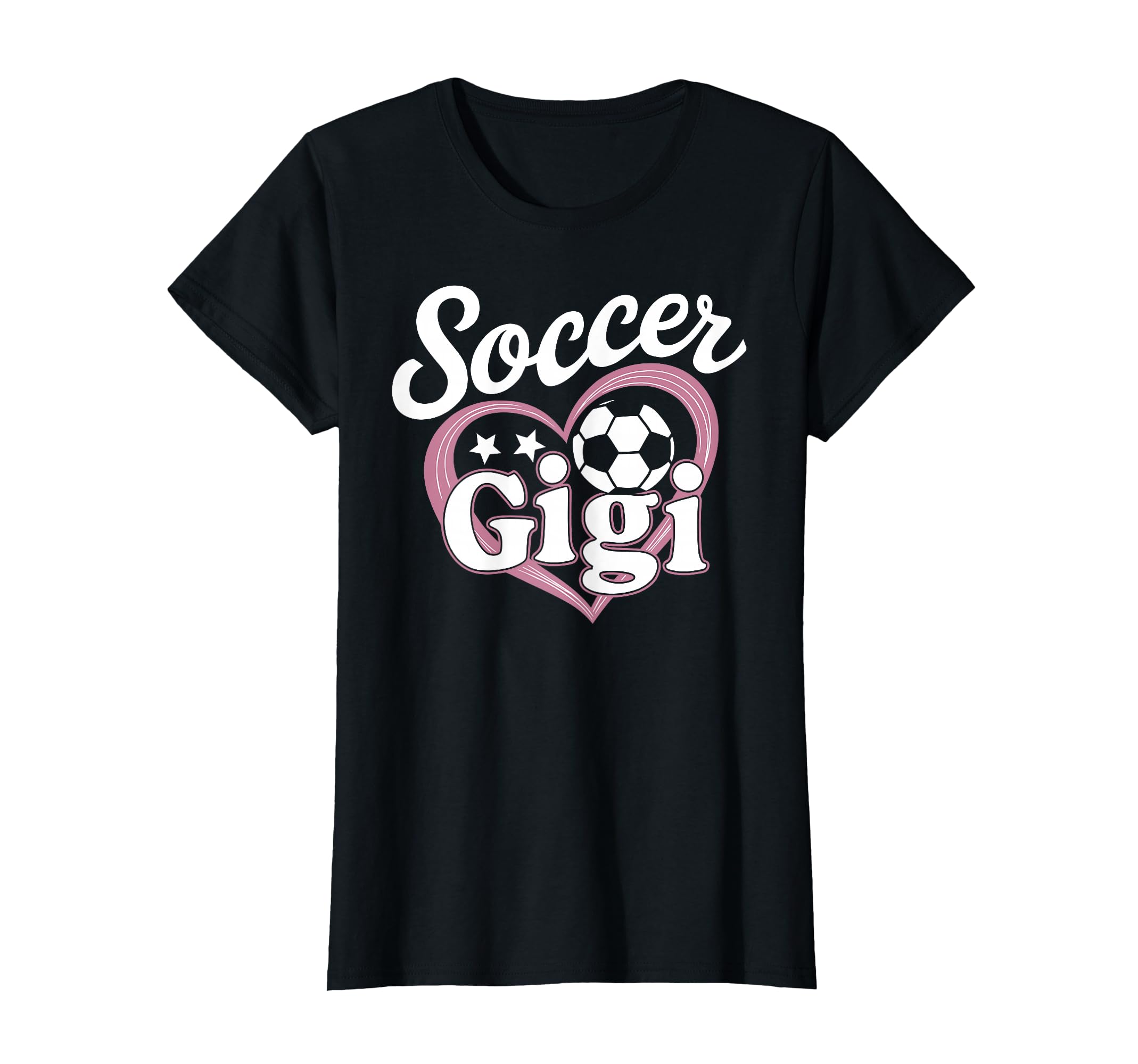 Soccer Gigi Grandma Heart Football T-Shirt - Trendy Graphic for Adults - T-Shirt, Sweatshirt, Hoodie