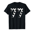 Soccer 77 Jersey Number T-Shirt - Casual Everyday Wear Unisex - T-Shirt, Sweatshirt, Hoodie