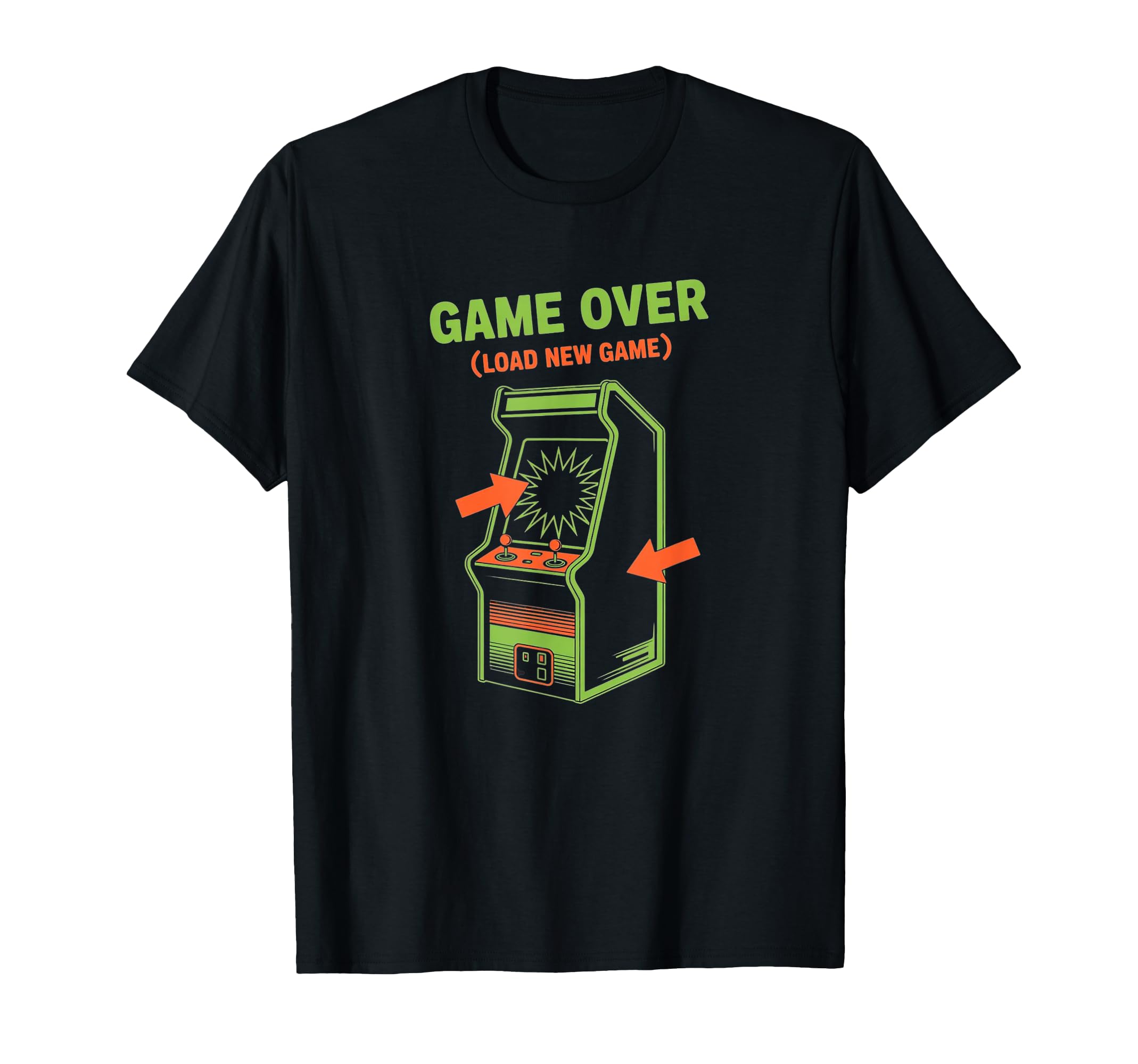 Game Over Load New Game Arcade Gamer T-Shirt - Streetwear Style Men Women - T-Shirt, Sweatshirt, Hoodie