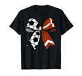 Soccer Football Coquette Bow Funny T-Shirt - Novelty Apparel Men Women - T-Shirt, Sweatshirt, Hoodie