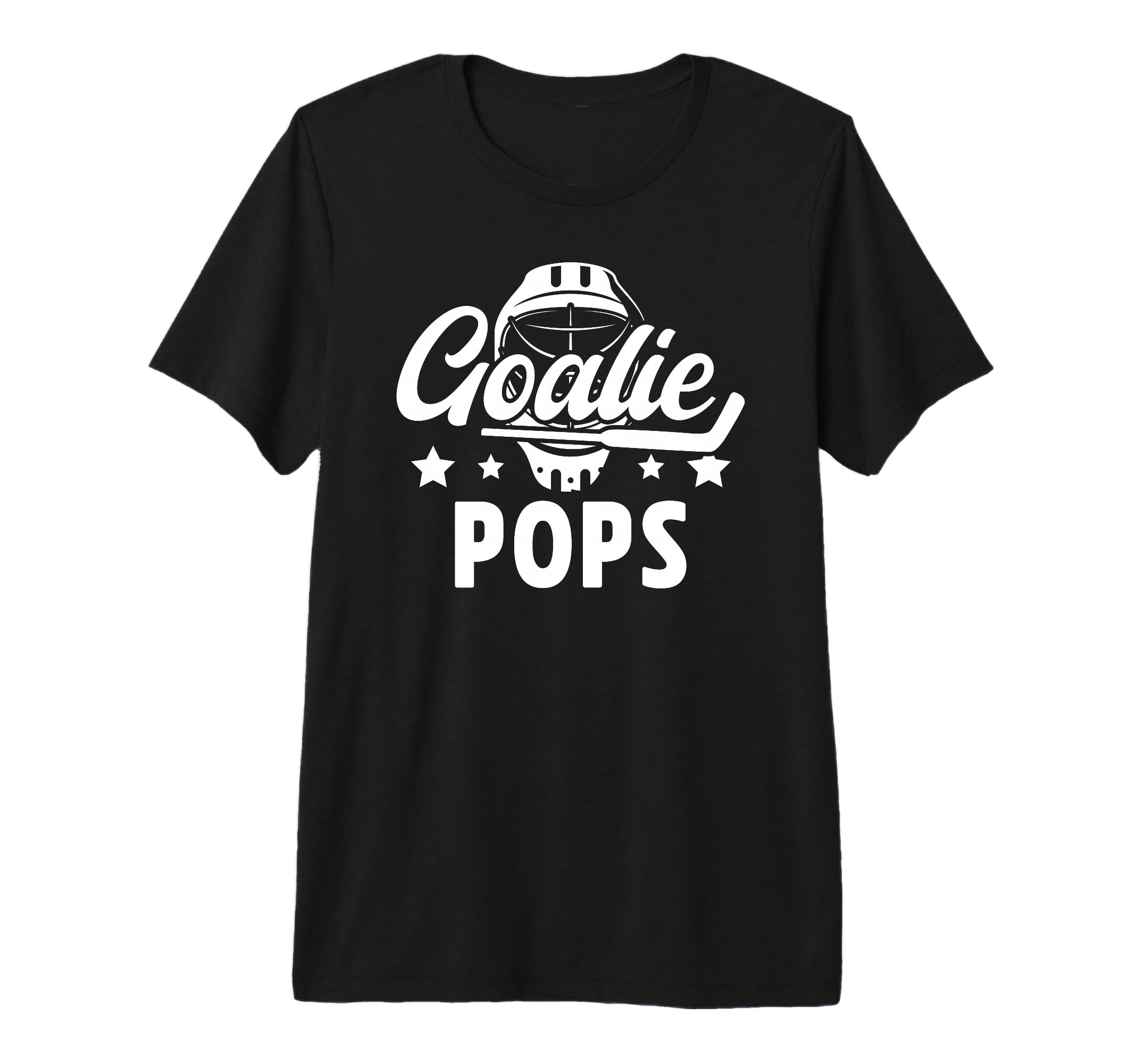 Mens Ice Hockey Goalie Pops Ice Hockey T-Shirt - Novelty Apparel Men Women - T-Shirt, Sweatshirt, Hoodie