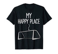 My Happy Place Funny Goalie Soccer T-Shirt - Custom Art Print for Adults - T-Shirt, Sweatshirt, Hoodie