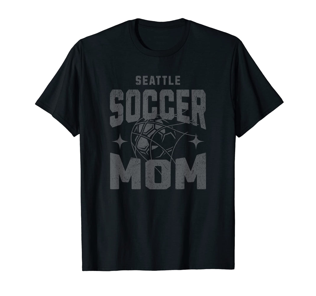 Distressed Soccer Mom Seattle T-Shirt - Novelty Apparel Men Women - T-Shirt, Sweatshirt, Hoodie
