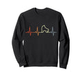 Roller Skates Heartline Roller Skating Sweatshirt - Graphic Print Unisex - T-Shirt, Sweatshirt, Hoodie