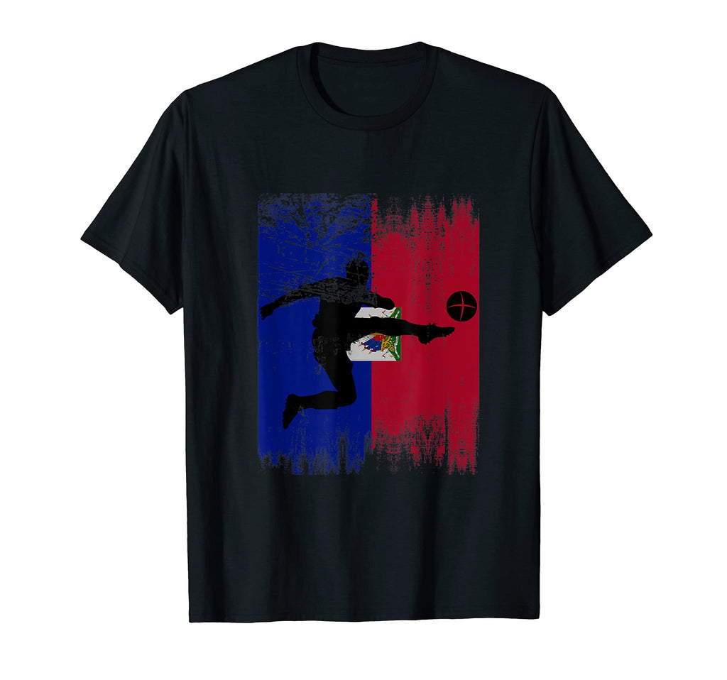 Haiti Soccer Haitian Football T-Shirt - Minimalist Print Men Women - T-Shirt, Sweatshirt, Hoodie