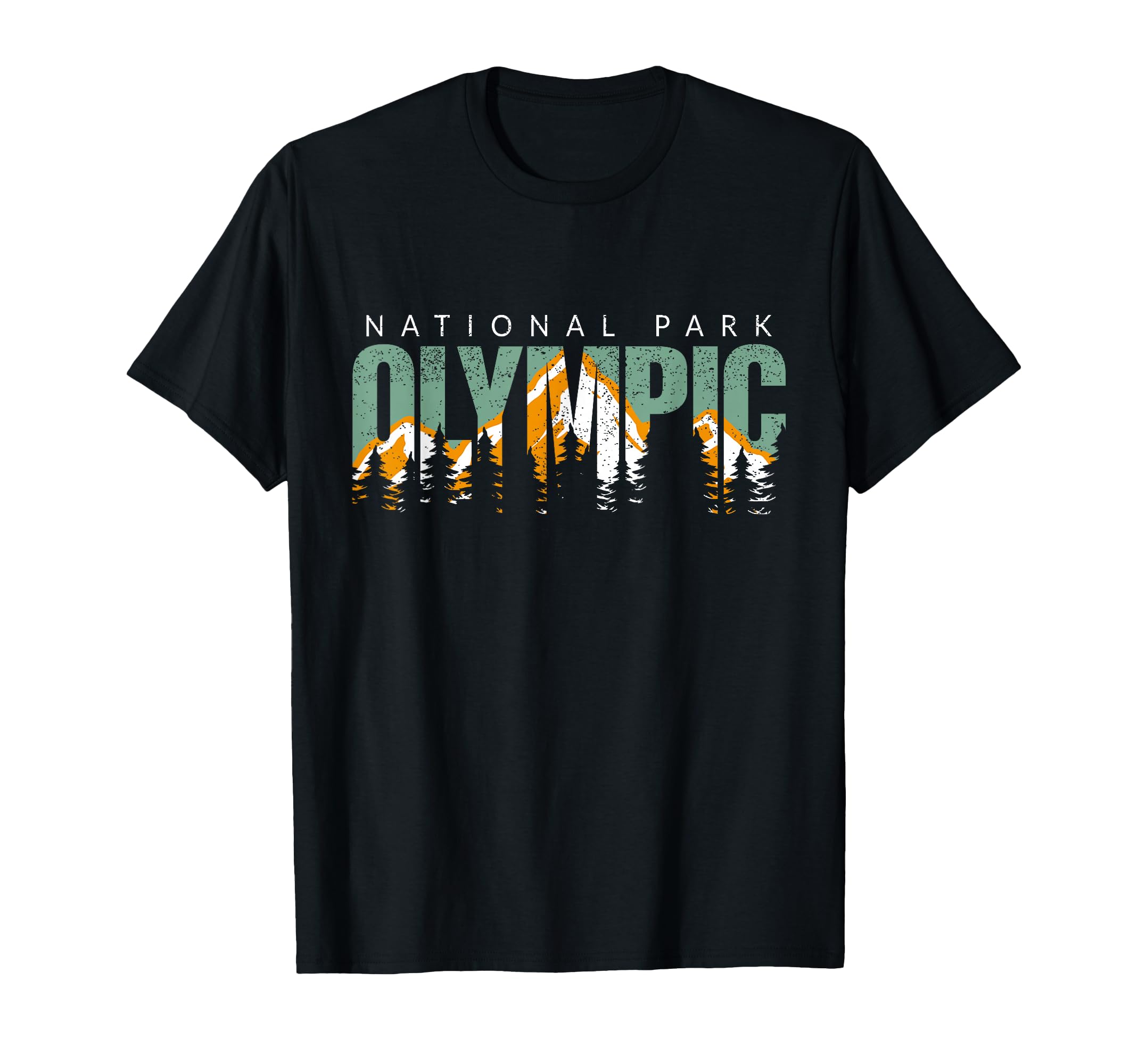 Olympic National Park Mountain T-Shirt - Graphic Print for Adults - T-Shirt, Sweatshirt, Hoodie